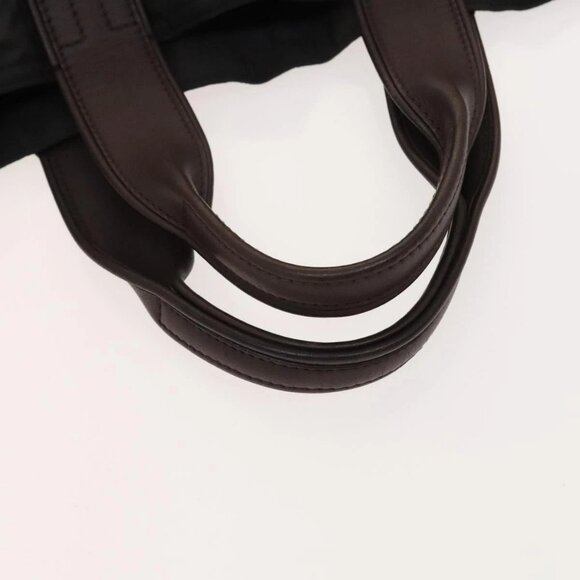 HERMES Acapulco Cabas MM Tote Bag Nylon Brown Auth - Picture 5 of 15